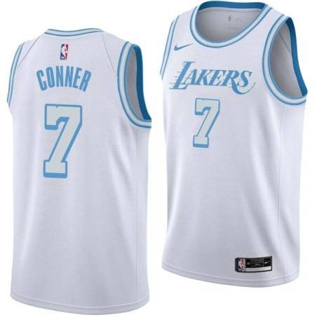 2020-21City Lester Conner Twill Basketball Jersey -Lakers #7 Conner Twill Jerseys, FREE SHIPPING