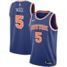 Blue Paul Noel Twill Basketball Jersey -Knicks #5 Noel Twill Jerseys, FREE SHIPPING