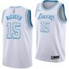 2020-21City Willie McCarter Twill Basketball Jersey -Lakers #15 McCarter Twill Jerseys, FREE SHIPPING