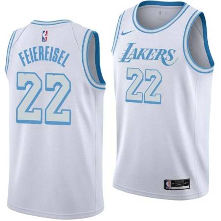 2020-21City Ron Feiereisel Twill Basketball Jersey -Lakers #22 Feiereisel Twill Jerseys, FREE SHIPPING