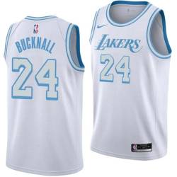 2020-21City Steve Bucknall Twill Basketball Jersey -Lakers #24 Bucknall Twill Jerseys, FREE SHIPPING