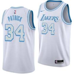 2020-21City Myles Patrick Twill Basketball Jersey -Lakers #34 Patrick Twill Jerseys, FREE SHIPPING