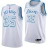 2020-21City Billy Ray Bates Twill Basketball Jersey -Lakers #35 Bates Twill Jerseys, FREE SHIPPING