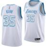 2020-21City Joe Kleine Twill Basketball Jersey -Lakers #35 Kleine Twill Jerseys, FREE SHIPPING