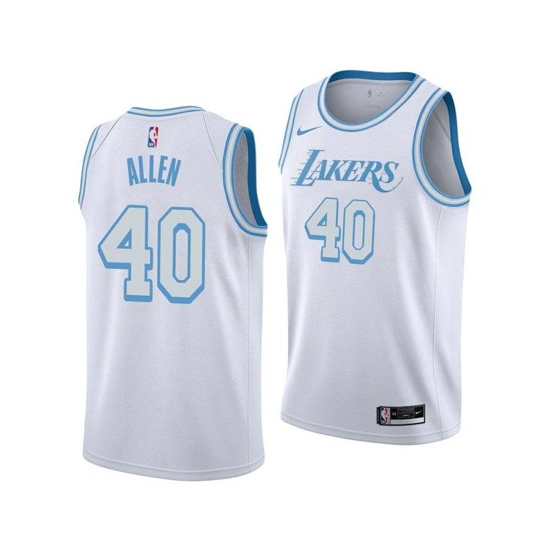 2020-21City Lucius Allen Twill Basketball Jersey -Lakers #40 Allen Twill Jerseys, FREE SHIPPING