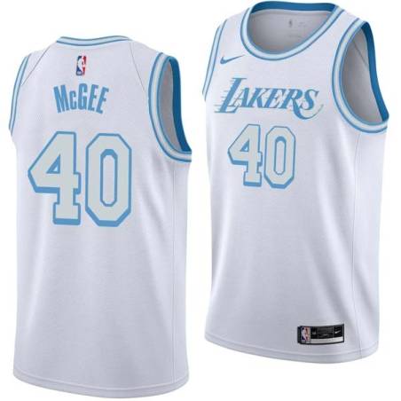 2020-21City Mike McGee Twill Basketball Jersey -Lakers #40 McGee Twill Jerseys, FREE SHIPPING