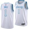 2020-21City Trevor Ariza Lakers #1 Twill Basketball Jersey FREE SHIPPING