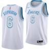 2020-21City Lance Stephenson Lakers #6 Twill Basketball Jersey FREE SHIPPING