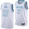 2020-21City Vander Blue Lakers #17 Twill Basketball Jersey FREE SHIPPING