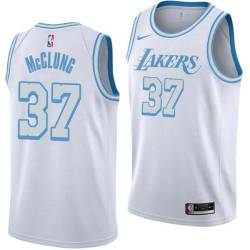 2020-21City Mac McClung Lakers #37 Twill Basketball Jersey FREE SHIPPING