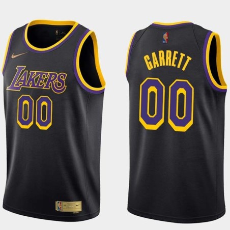 2020-21Earned Calvin Garrett Twill Basketball Jersey -Lakers #00 Garrett Twill Jerseys, FREE SHIPPING