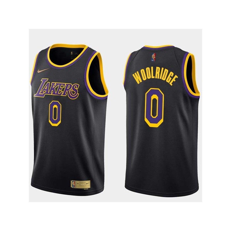 2020-21Earned Orlando Woolridge Twill Basketball Jersey -Lakers #0 Woolridge Twill Jerseys, FREE SHIPPING
