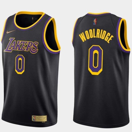 2020-21Earned Orlando Woolridge Twill Basketball Jersey -Lakers #0 Woolridge Twill Jerseys, FREE SHIPPING