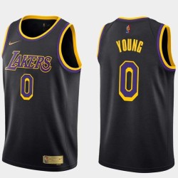 2020-21Earned Nick Young Twill Basketball Jersey -Lakers #0 Young Twill Jerseys, FREE SHIPPING