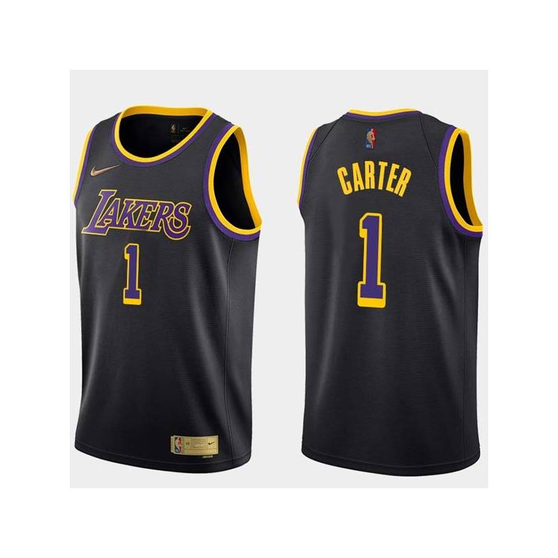 2020-21Earned Maurice Carter Twill Basketball Jersey -Lakers #1 Carter Twill Jerseys, FREE SHIPPING