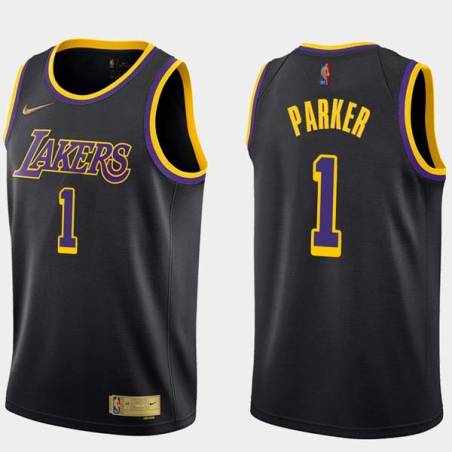 2020-21Earned Smush Parker Twill Basketball Jersey -Lakers #1 Parker Twill Jerseys, FREE SHIPPING