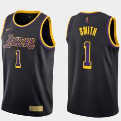 2020-21Earned Joe Smith Twill Basketball Jersey -Lakers #1 Smith Twill Jerseys, FREE SHIPPING