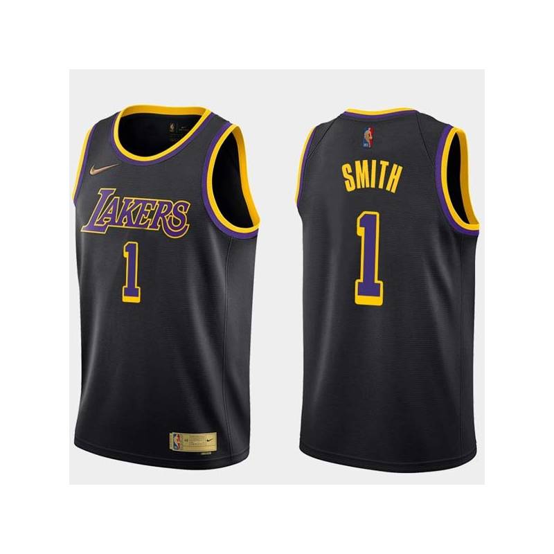 2020-21Earned Joe Smith Twill Basketball Jersey -Lakers #1 Smith Twill Jerseys, FREE SHIPPING