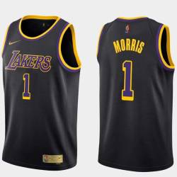 2020-21Earned Darius Morris Twill Basketball Jersey -Lakers #1 Morris Twill Jerseys, FREE SHIPPING