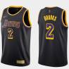2020-21Earned MarShon Brooks Twill Basketball Jersey -Lakers #2 Brooks Twill Jerseys, FREE SHIPPING