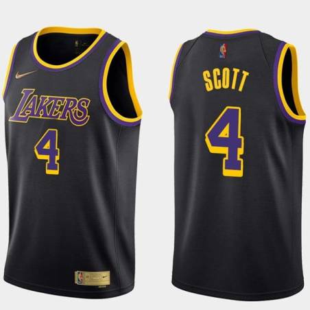 2020-21Earned Byron Scott Twill Basketball Jersey -Lakers #4 Scott Twill Jerseys, FREE SHIPPING