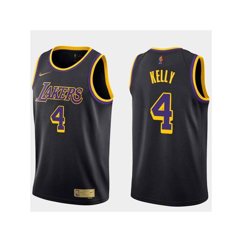 2020-21Earned Ryan Kelly Twill Basketball Jersey -Lakers #4 Kelly Twill Jerseys, FREE SHIPPING