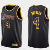 2020-21Earned Marcelo Huertas Twill Basketball Jersey -Lakers #4 Huertas Twill Jerseys, FREE SHIPPING