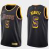 2020-21Earned Dick Barnett Twill Basketball Jersey -Lakers #5 Barnett Twill Jerseys, FREE SHIPPING