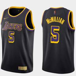 2020-21Earned Jim McMillian Twill Basketball Jersey -Lakers #5 McMillian Twill Jerseys, FREE SHIPPING