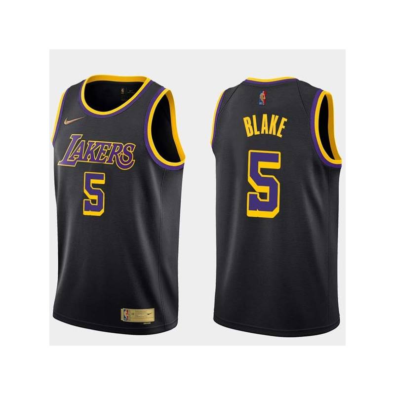 2020-21Earned Steve Blake Twill Basketball Jersey -Lakers #5 Blake Twill Jerseys, FREE SHIPPING