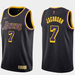 2020-21Earned Sam Jacobson Twill Basketball Jersey -Lakers #7 Jacobson Twill Jerseys, FREE SHIPPING