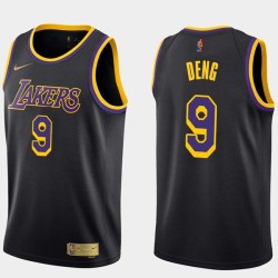 2020-21Earned Luol Deng Twill Basketball Jersey -Lakers #9 Deng Twill Jerseys, FREE SHIPPING