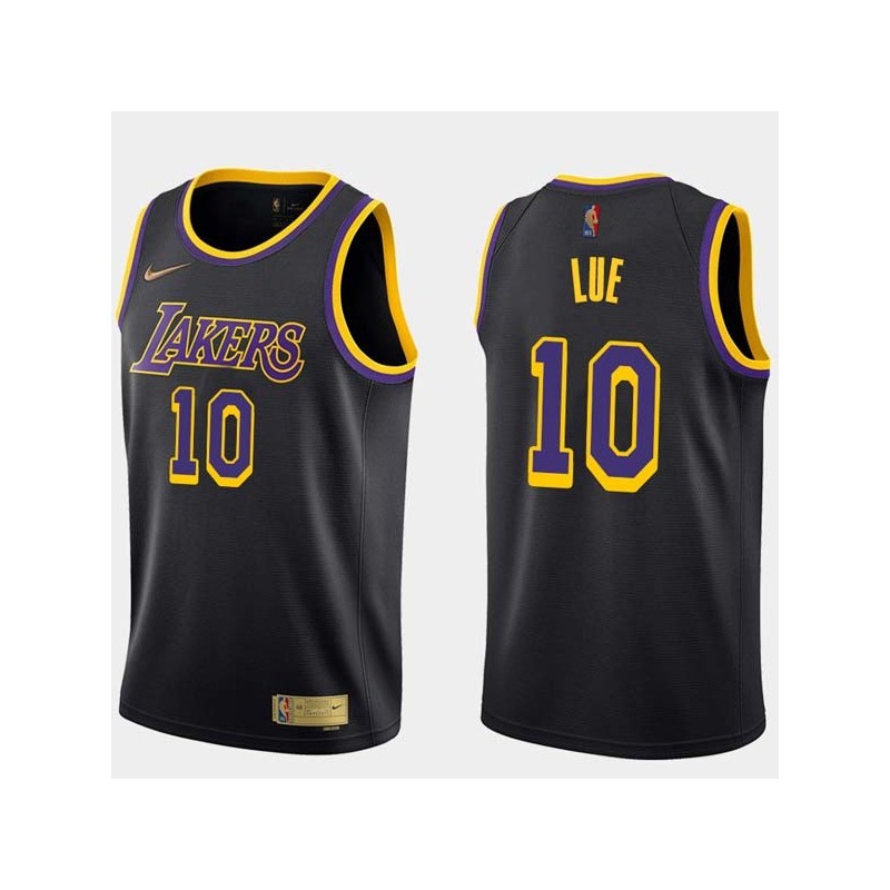 2020-21Earned Tyronn Lue Twill Basketball Jersey -Lakers #10 Lue Twill Jerseys, FREE SHIPPING