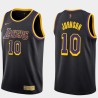 2020-21Earned Trey Johnson Twill Basketball Jersey -Lakers #10 Johnson Twill Jerseys, FREE SHIPPING