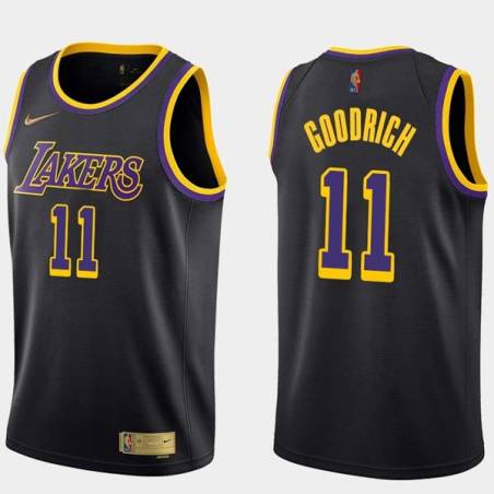 2020-21Earned Gail Goodrich Twill Basketball Jersey -Lakers #11 Goodrich Twill Jerseys, FREE SHIPPING