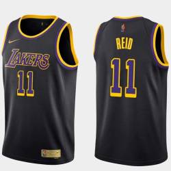 2020-21Earned J.R. Reid Twill Basketball Jersey -Lakers #11 Reid Twill Jerseys, FREE SHIPPING