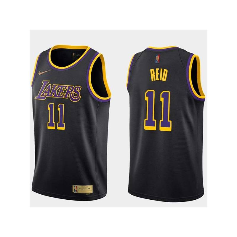 2020-21Earned J.R. Reid Twill Basketball Jersey -Lakers #11 Reid Twill Jerseys, FREE SHIPPING