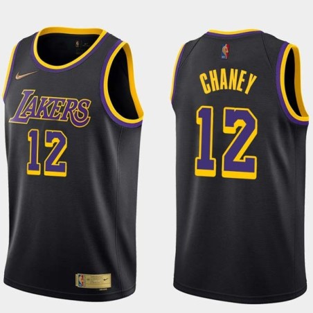 2020-21Earned Don Chaney Twill Basketball Jersey -Lakers #12 Chaney Twill Jerseys, FREE SHIPPING