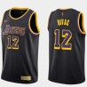 2020-21Earned Vlade Divac Twill Basketball Jersey -Lakers #12 Divac Twill Jerseys, FREE SHIPPING