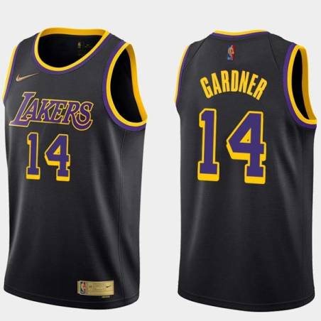 2020-21Earned Earl Gardner Twill Basketball Jersey -Lakers #14 Gardner Twill Jerseys, FREE SHIPPING