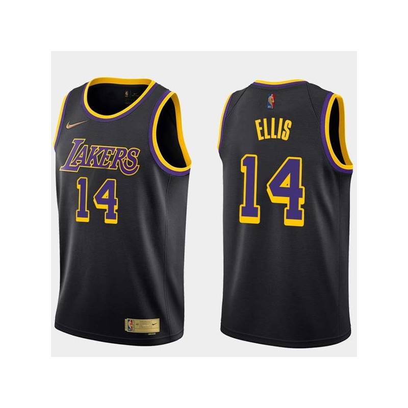 2020-21Earned Leroy Ellis Twill Basketball Jersey -Lakers #14 Ellis Twill Jerseys, FREE SHIPPING