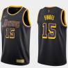 2020-21Earned Hank Finkel Twill Basketball Jersey -Lakers #15 Finkel Twill Jerseys, FREE SHIPPING