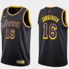 2020-21Earned Johnny Jorgensen Twill Basketball Jersey -Lakers #16 Jorgensen Twill Jerseys, FREE SHIPPING