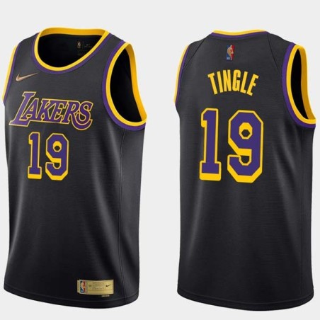 2020-21Earned Jack Tingle Twill Basketball Jersey -Lakers #19 Tingle Twill Jerseys, FREE SHIPPING