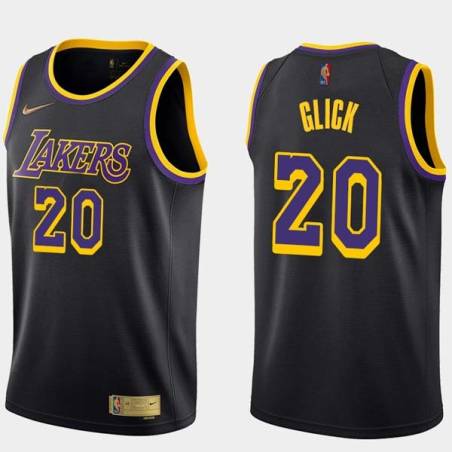 2020-21Earned Normie Glick Twill Basketball Jersey -Lakers #20 Glick Twill Jerseys, FREE SHIPPING