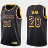 2020-21Earned Brian Shaw Twill Basketball Jersey -Lakers #20 Shaw Twill Jerseys, FREE SHIPPING