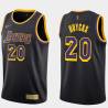 2020-21Earned Dwight Buycks Twill Basketball Jersey -Lakers #20 Buycks Twill Jerseys, FREE SHIPPING