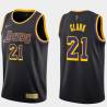 2020-21Earned Archie Clark Twill Basketball Jersey -Lakers #21 Clark Twill Jerseys, FREE SHIPPING