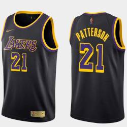 2020-21Earned Ruben Patterson Twill Basketball Jersey -Lakers #21 Patterson Twill Jerseys, FREE SHIPPING