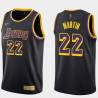 2020-21Earned Slater Martin Twill Basketball Jersey -Lakers #22 Martin Twill Jerseys, FREE SHIPPING